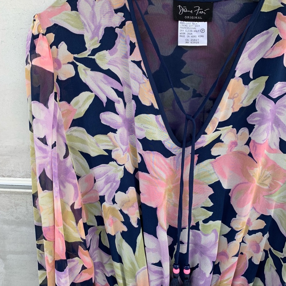 Silk Chiffon Diane Freis Dress